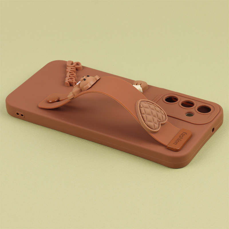 قاب سیلیکونی ژله ای دستبندی محافظ لنزدار Samsung Galaxy A14 4G / A14 5G