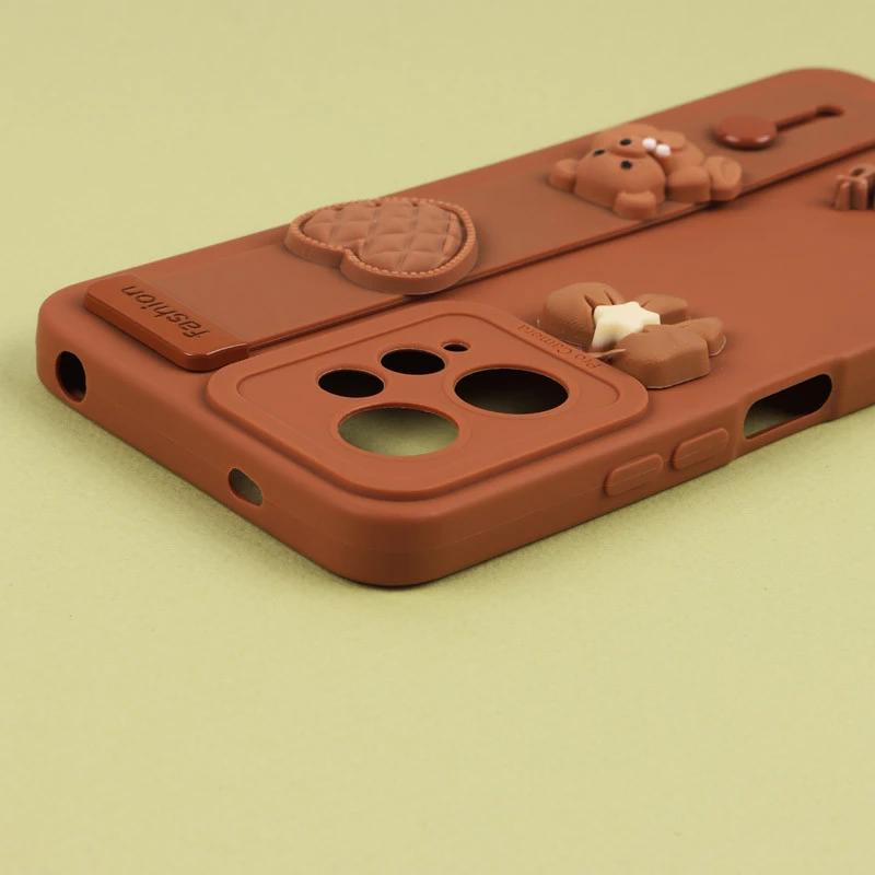قاب سیلیکونی ژله ای دستبندی محافظ لنزدار Xiaomi Redmi Note 12 4G