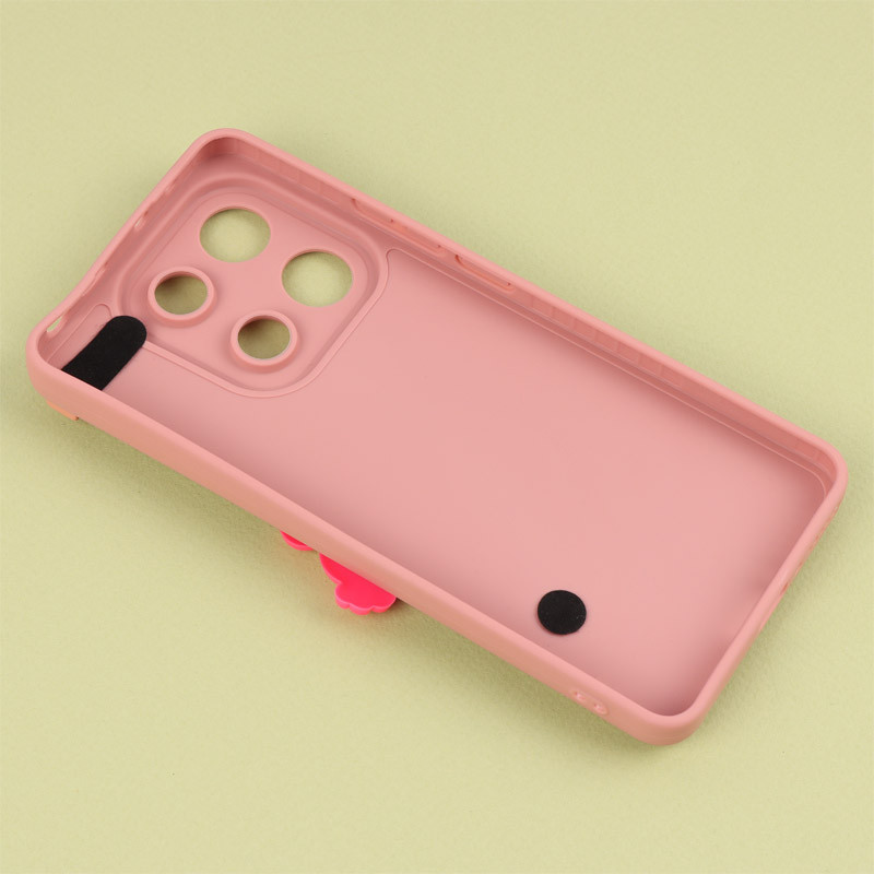قاب سیلیکونی ژله ای دستبندی محافظ لنزدار Xiaomi Redmi Note 13 4G