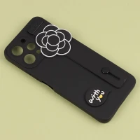 قاب سیلیکونی ژله ای دستبندی محافظ لنزدار Xiaomi Redmi 12 4G