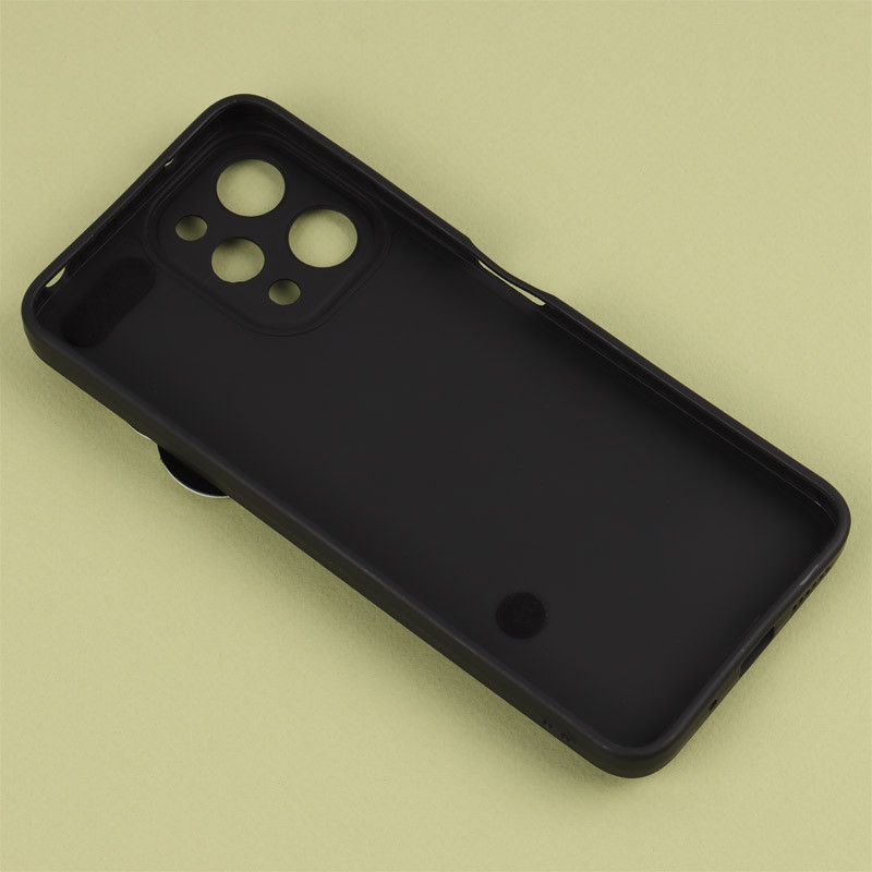 قاب سیلیکونی ژله ای دستبندی محافظ لنزدار Xiaomi Redmi 12 4G