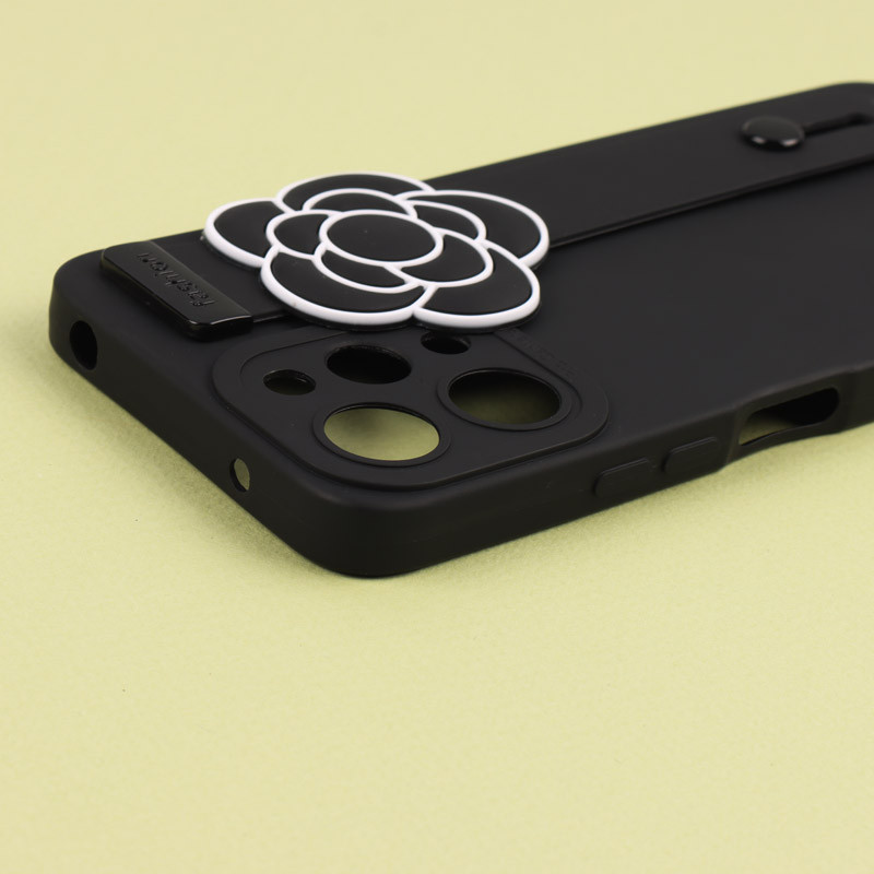 قاب سیلیکونی ژله ای دستبندی محافظ لنزدار Xiaomi Redmi 12 4G