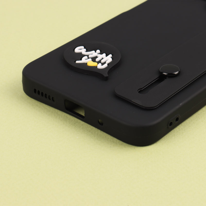 قاب سیلیکونی ژله ای دستبندی محافظ لنزدار Xiaomi Redmi 12 4G