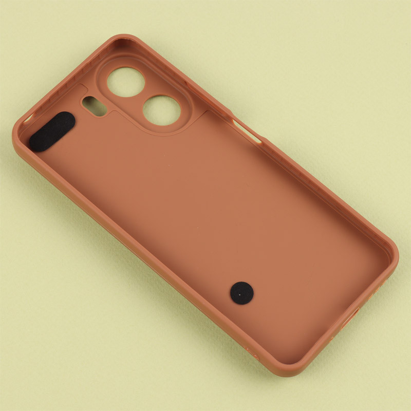 قاب سیلیکونی ژله ای دستبندی محافظ لنزدار Xiaomi Redmi 13C / Poco C65