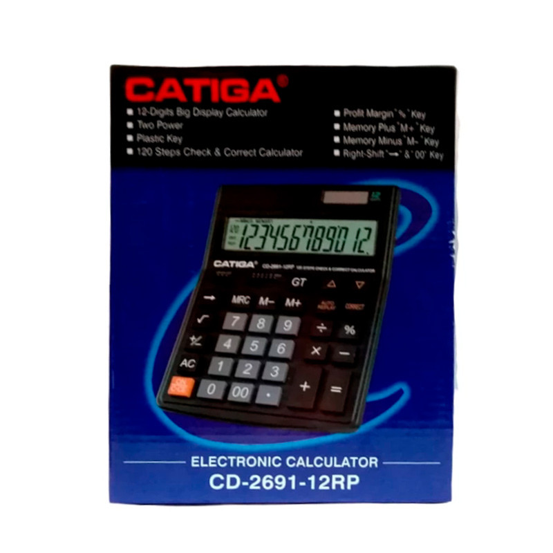 ماشین حساب کاتیگا Catiga CD-2691-12RP