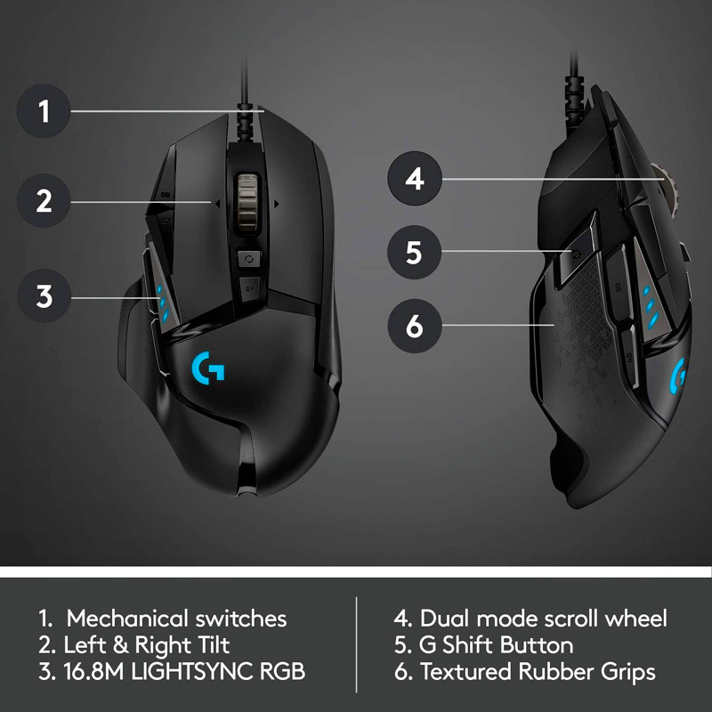 موس Logitech G502 Hero