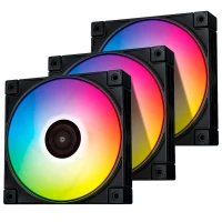 فن کیس دیپ کول DeepCool FC120 ARGB Black 12*12 بسته 3 عددی