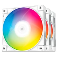 فن کیس دیپ کول DeepCool FC120 ARGB White 12*12 بسته 3 عددی