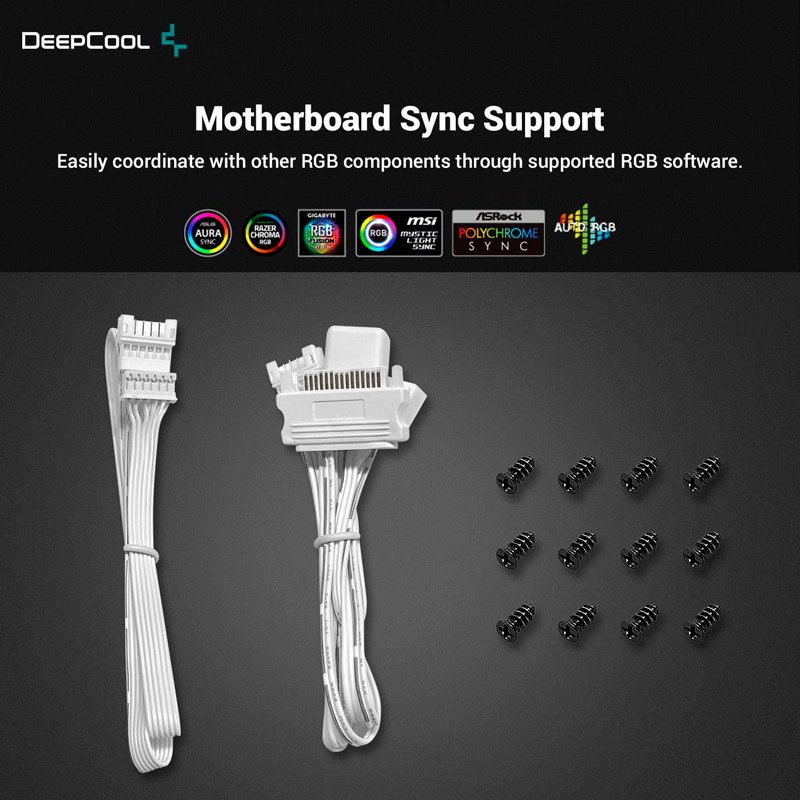 فن کیس دیپ کول DeepCool FC120 ARGB White 12*12 بسته 3 عددی
