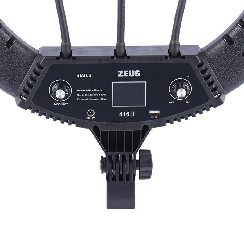 رینگ لایت پایه دار "18 Zeus BK-41611