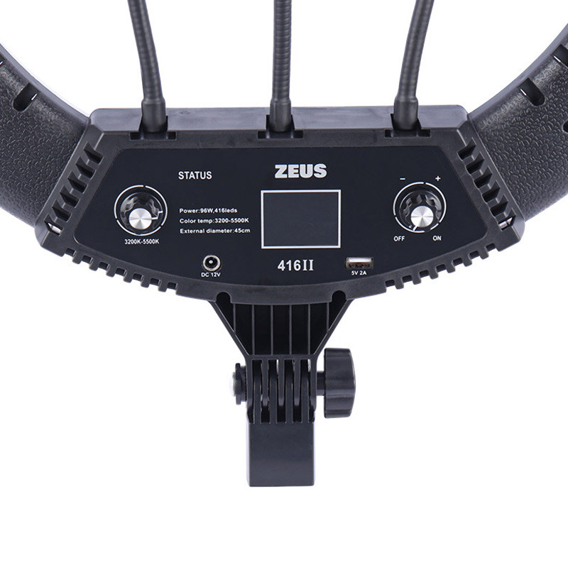 رینگ لایت پایه دار "18 Zeus BK-41611