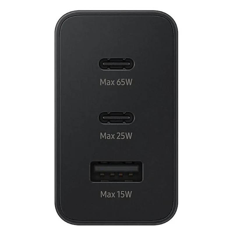 کلگی فست شارژ Samsung Trio EP-T6530NBEGAE 3Pin 3Port 3A PD 65W