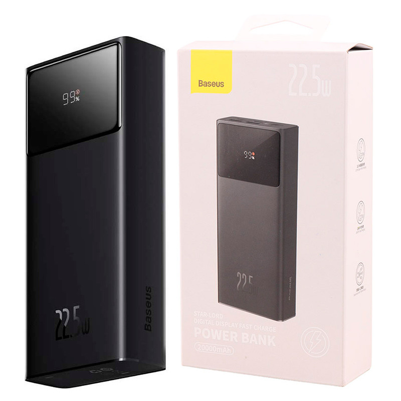 پاور بانک فست شارژ 20000 باسئوس Baseus Star-Lord PPXJ060001 PD 22.5W