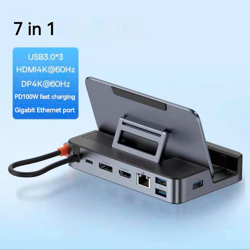 هاب 7 پورت Type-C باسئوس GamerX Steam Deck B00052901811-00