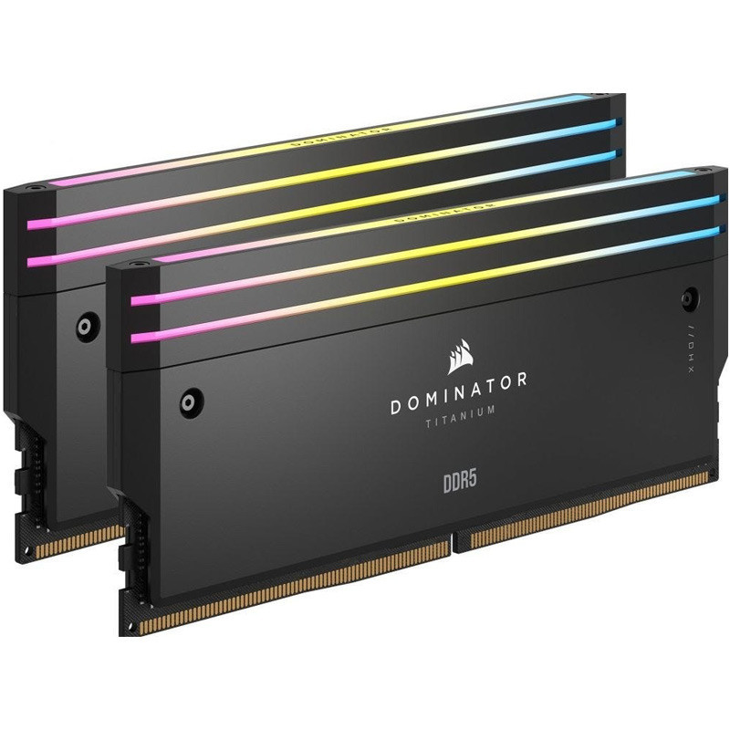 رم کامپیوتر Corsair Dominator Titanium RGB DDR5 32GB 6000MHz CL30 Dual