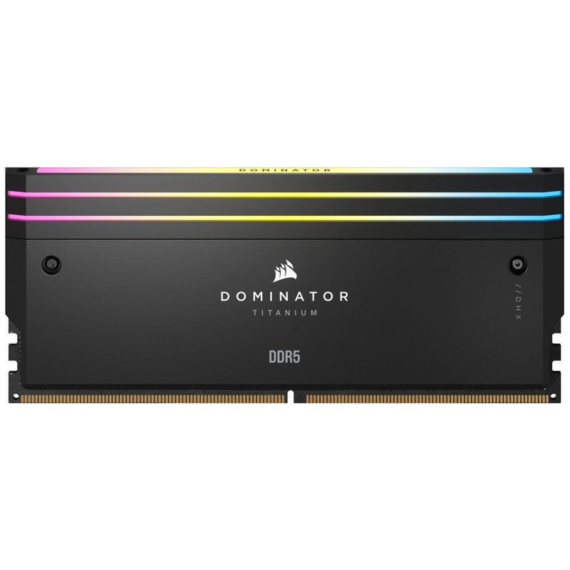 رم کامپیوتر Corsair Dominator Titanium RGB DDR5 32GB 6000MHz CL30 Dual