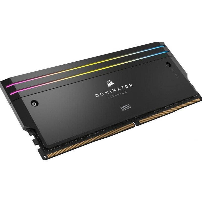 رم کامپیوتر Corsair Dominator Titanium RGB DDR5 32GB 6000MHz CL30 Dual