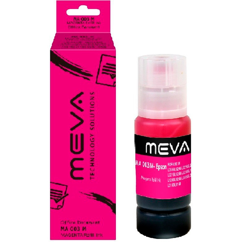 جوهر پرینتر Meva MA-003 100ml بسته 4 عددی