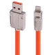 کابل آیفونی فست شارژ Caza X07 6A 120W 1.5m