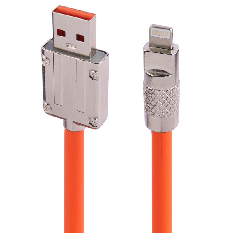 کابل آیفونی فست شارژ Caza X07 6A 120W 1.5m