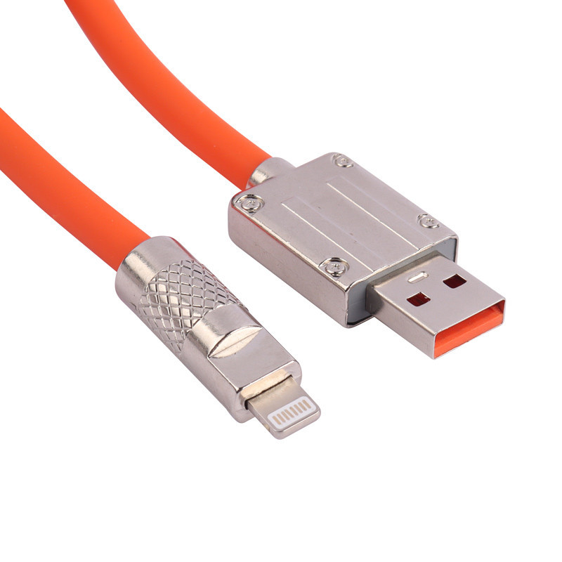 کابل آیفونی فست شارژ Caza X07 6A 120W 1.5m