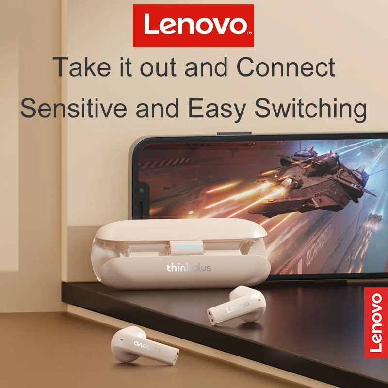 هندزفری بلوتوث دوتایی Lenovo Thinkplus TW60W TWS