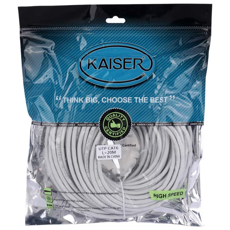 کابل شبکه Kaiser CAT6e 20m