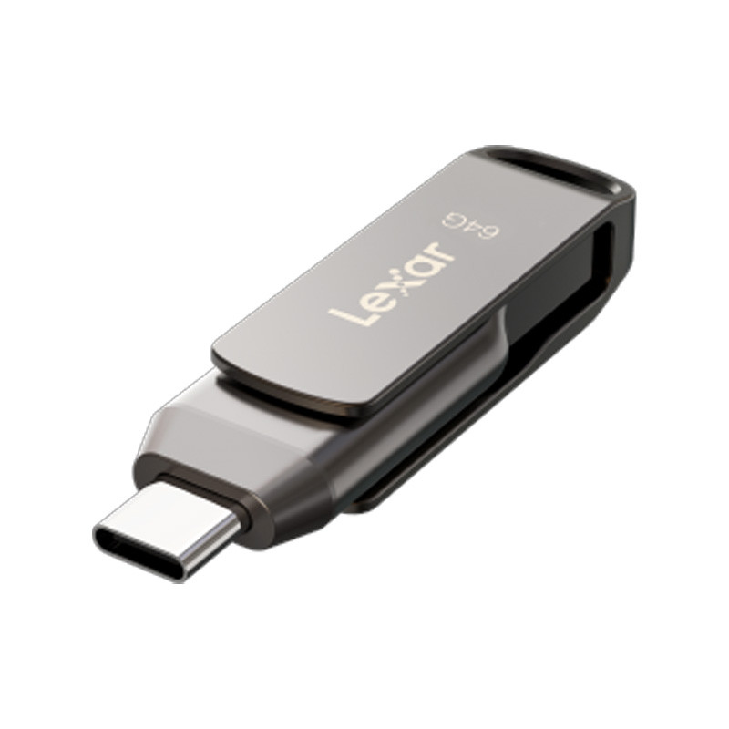 فلش 64 گیگ لکسار Lexar JumpDrive D400 OTG Type-C USB3.1