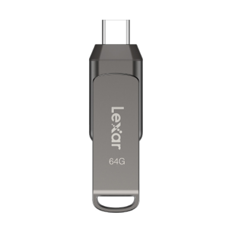 فلش 64 گیگ لکسار Lexar JumpDrive D400 OTG Type-C USB3.1