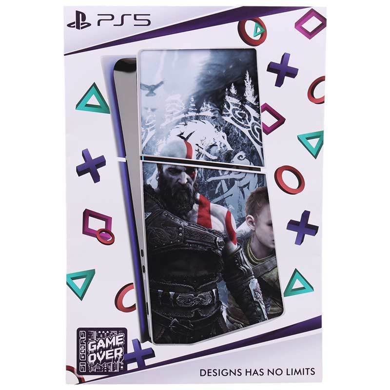 اسکین پلی استیشن 5 اسلیم طرح God Of War کد 3