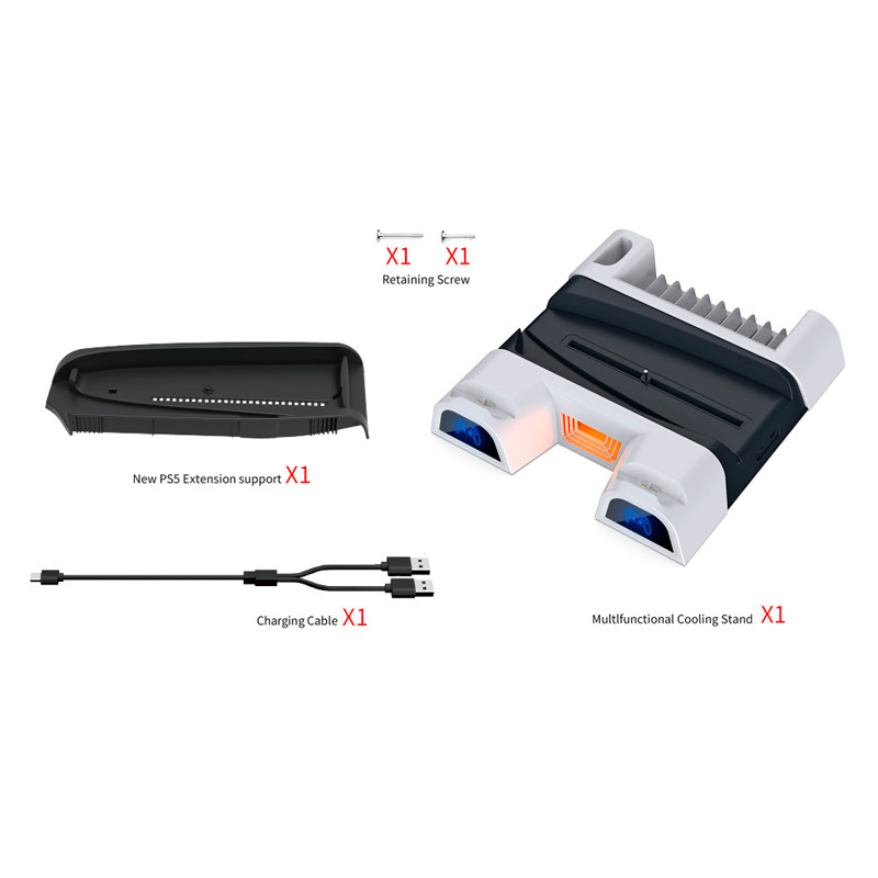 خنک کننده و شارژر دسته Dobe TP5-3536B PS5/PS5 Slim