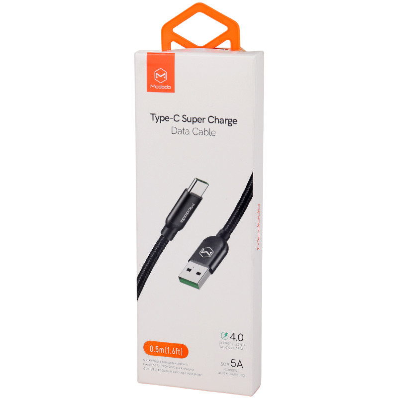 کابل تایپ سی فست شارژ Mcdodo CA-6990 5A QC4.0 50Cm