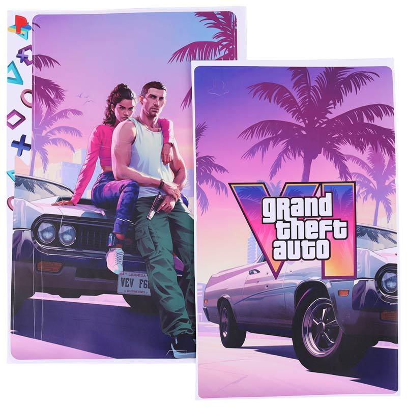 اسکین پلی استیشن 5 اسلیم طرح GTA VI کد 2