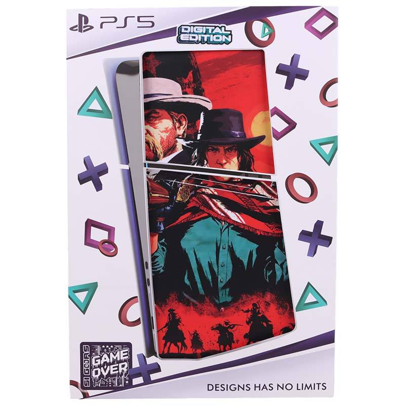 اسکین پلی استیشن 5 اسلیم طرح Red Dead Redemption 2 کد 1