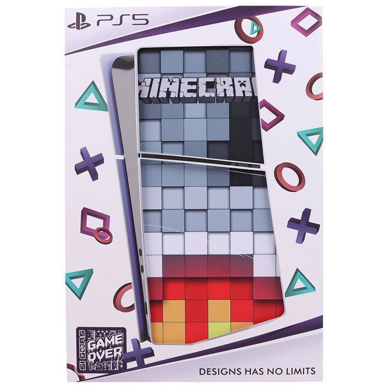اسکین پلی استیشن 5 اسلیم طرح Minecraft