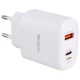 شارژر دیواری فست شارژ Yesido YC52 3Port 3A PD QC3.0 30W + کابل آیفونی