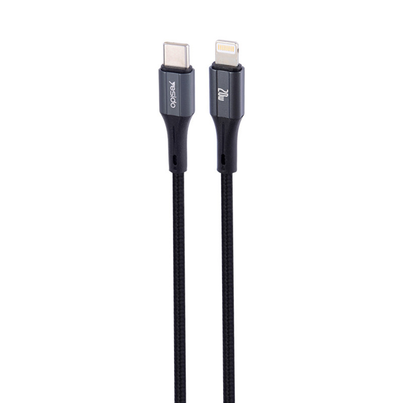 کابل تبدیل فست شارژ Yesido CA95 Type-C To Lightning PD 20W 1.2m
