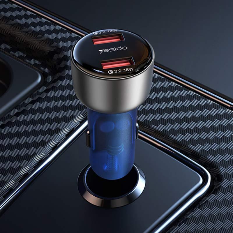 شارژر فندکی فست شارژ Yesido Y51 36w
