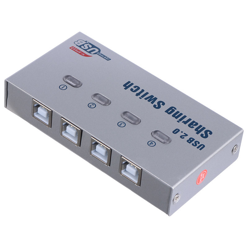 سوییچ پرینتر UY-04A 1A4B USB2.0 Switch 4Port
