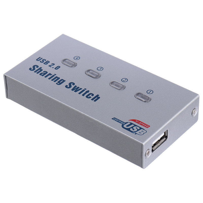 سوییچ پرینتر UY-04A 1A4B USB2.0 Switch 4Port
