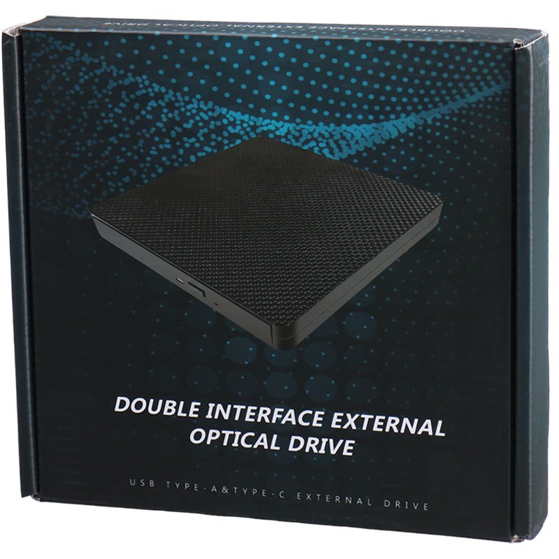 DVD رایتر اکسترنال دوبل Double CB31005 Type-C/USB3.0