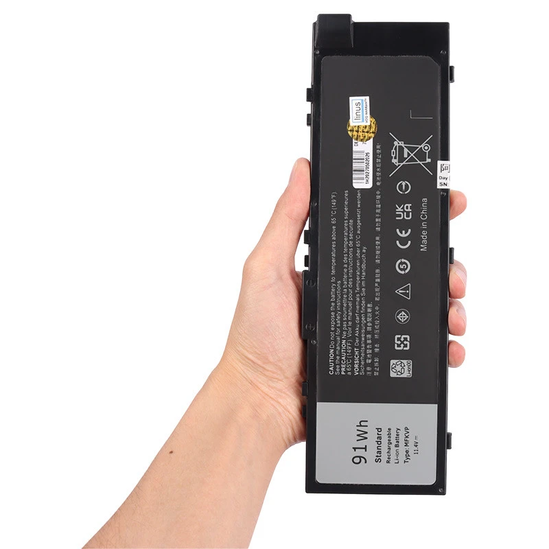باتری لپ تاپ دل Dell Precision MFKVP 6Cell