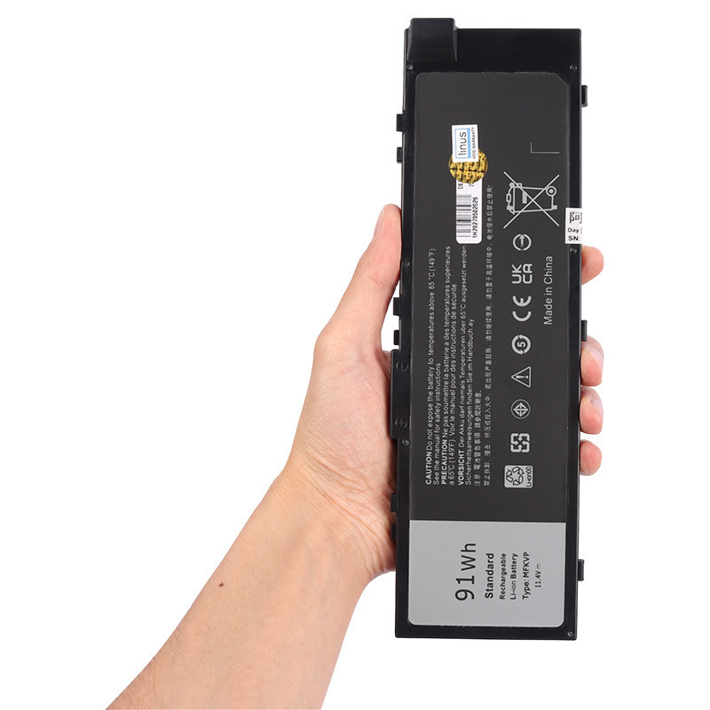 باتری لپ تاپ دل Dell Precision MFKVP 6Cell
