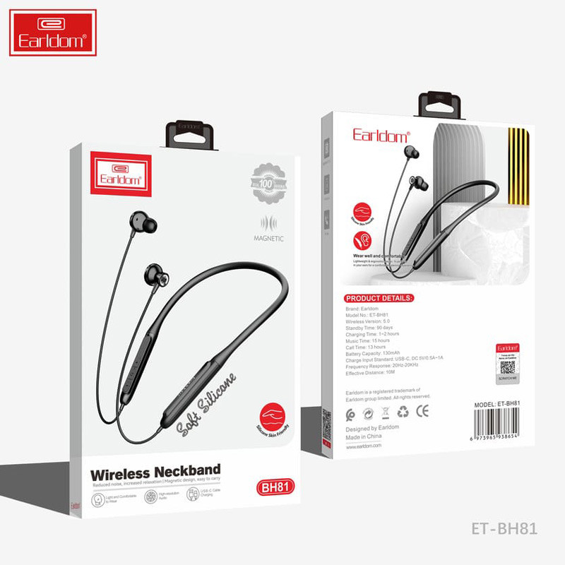 هندزفری بلوتوثی گردنی ارلدام ET-BH81