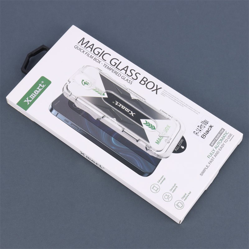 گلس تمام چسب Xmart Magic Glass Box آیفون iPhone 14 Pro Max