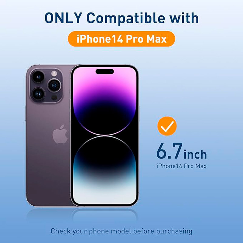 گلس تمام چسب Xmart Magic Glass Box آیفون iPhone 14 Pro Max