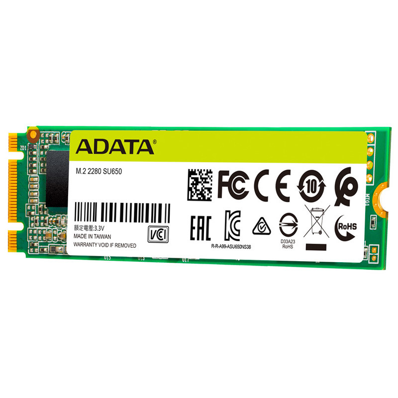 حافظه SSD ای دیتا Adata Ultimate SU650 256GB M.2