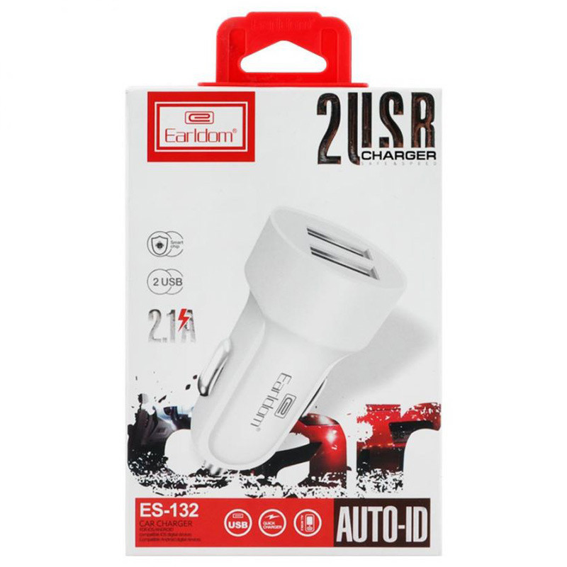 شارژر فندکی Earldom ES-132 2.1A 10.5W + کابل تایپ سی