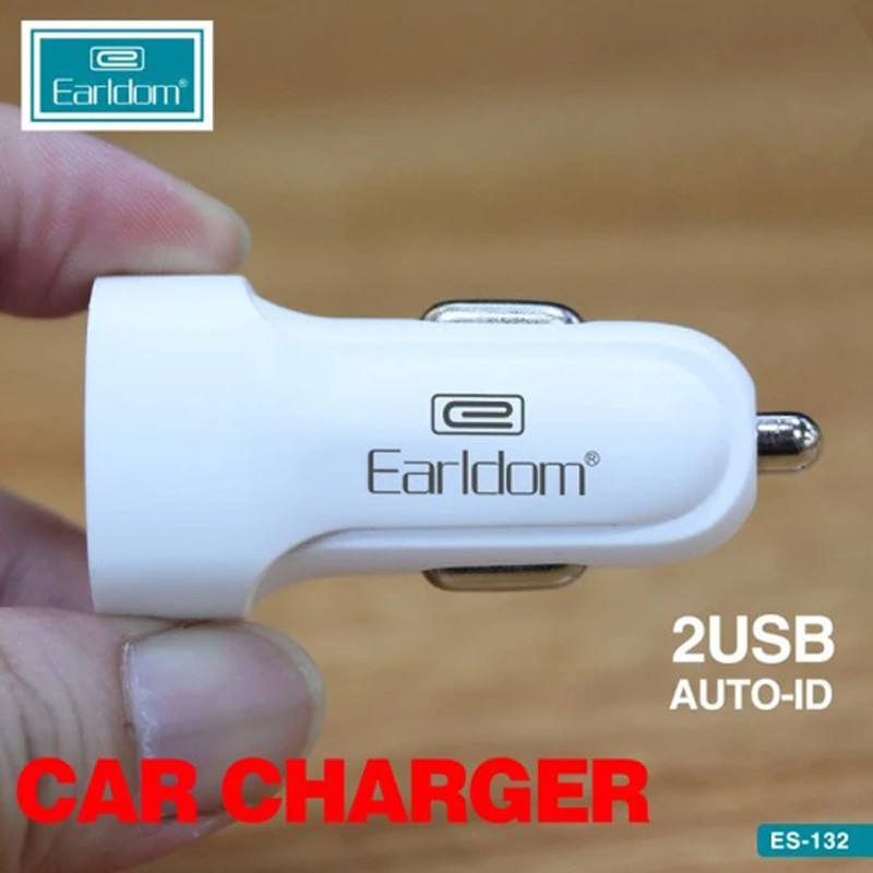 شارژر فندکی Earldom ES-132 2.1A 10.5W + کابل تایپ سی