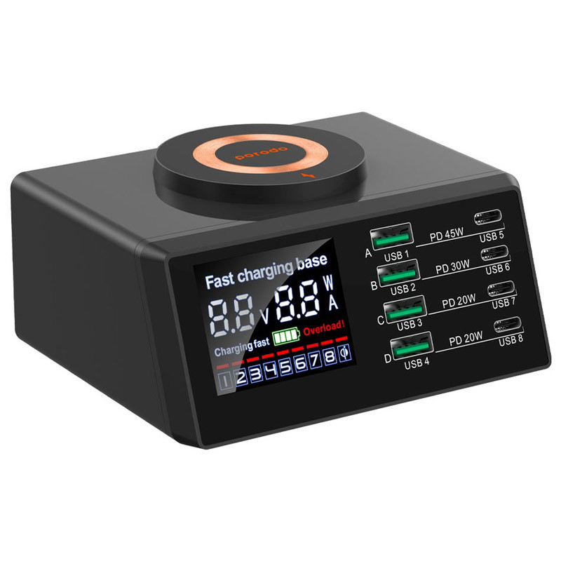 شارژر بی سیم Porodo PD-MFMGFC-BK 110W